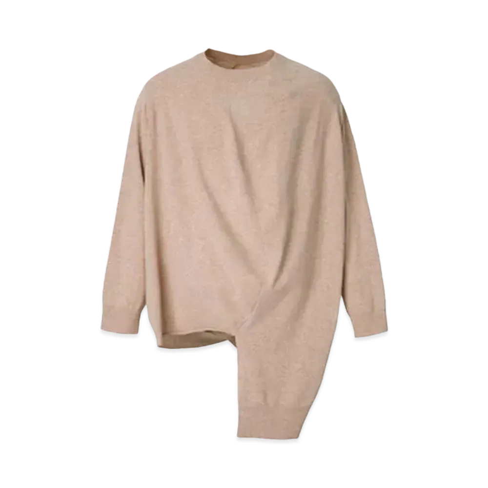 ANREALAGE Ball Knit Pullover "Camel"