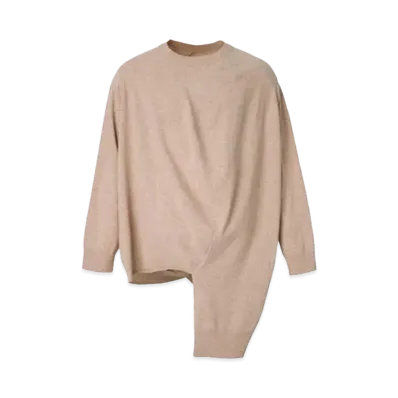 ANREALAGE Ball Knit Pullover "Camel"
