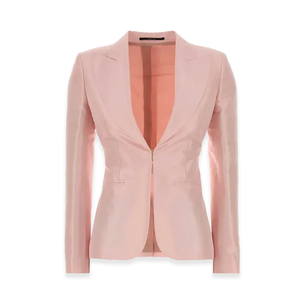 GUCCI Women's Faille Blazer "Pink"
