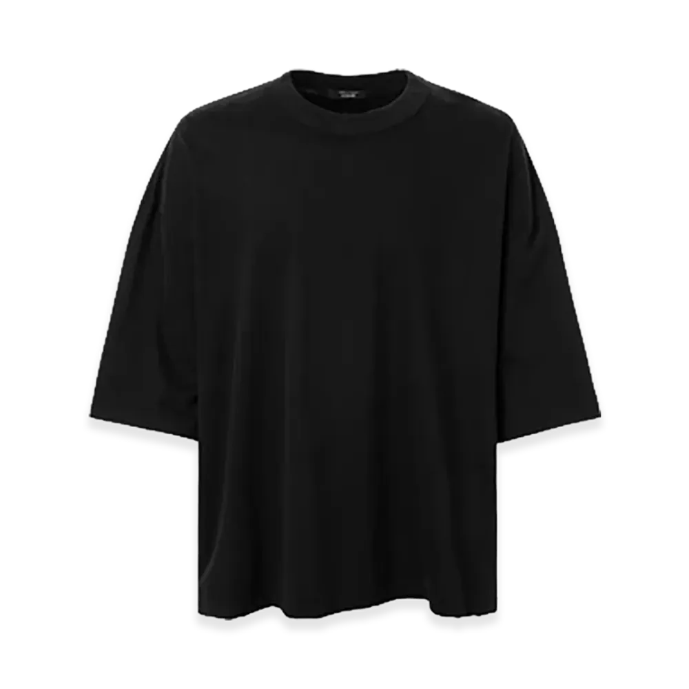 COMME des GARCONS HOMME Cotton Plain T-Shirts "Black"