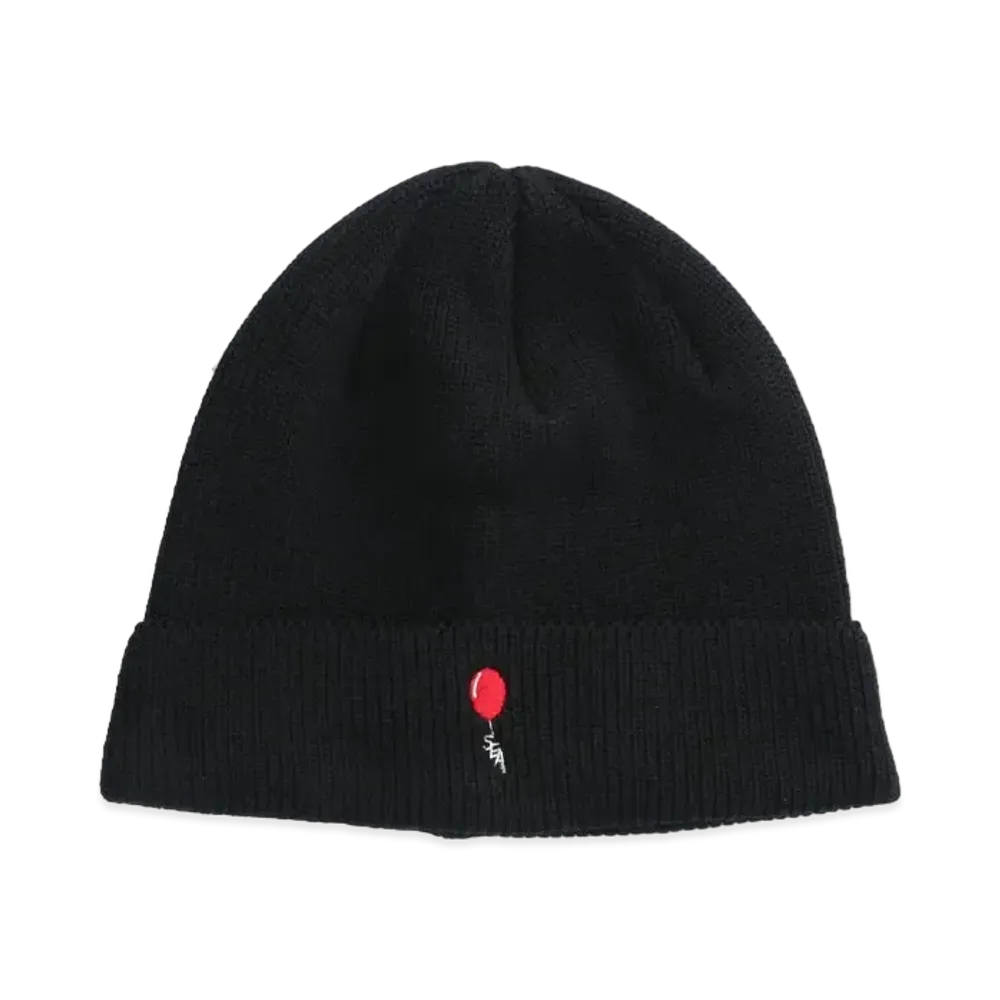 WIND AND SEA BALLOON KNIT BEANIE "Black"