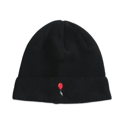 WIND AND SEA BALLOON KNIT BEANIE "Black"