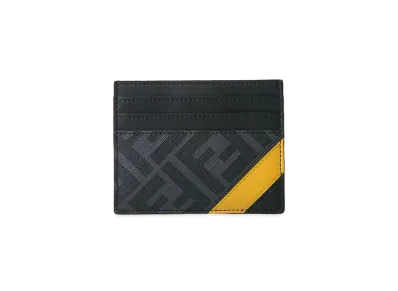 FENDI Fabric Card Case "Gray"
