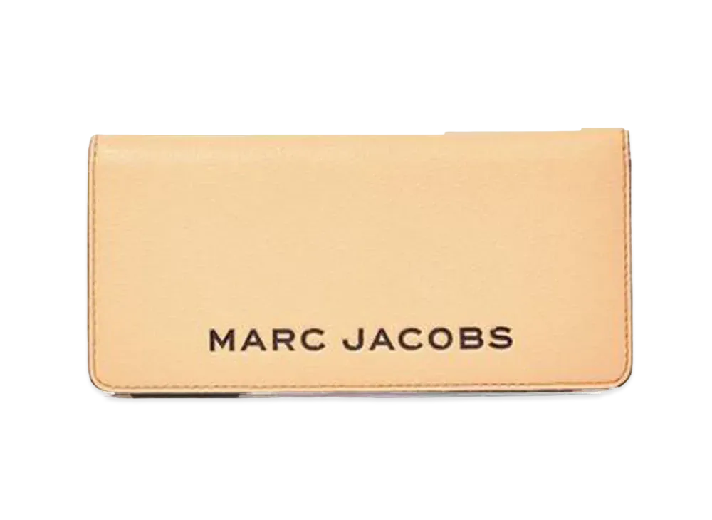 Marc Jacobs The Bold Colorblocked Open Face Wallet "Orange Chiffon Multi"