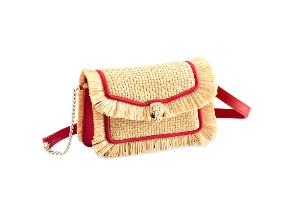 BVLGARI Serpenti Forever Mini Bag "Beige"