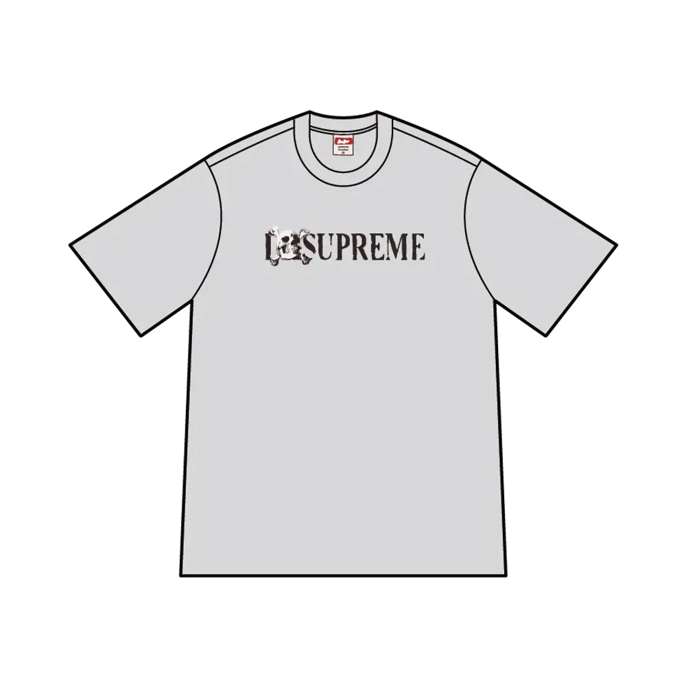 Supreme Skull Tee "Heather Grey"