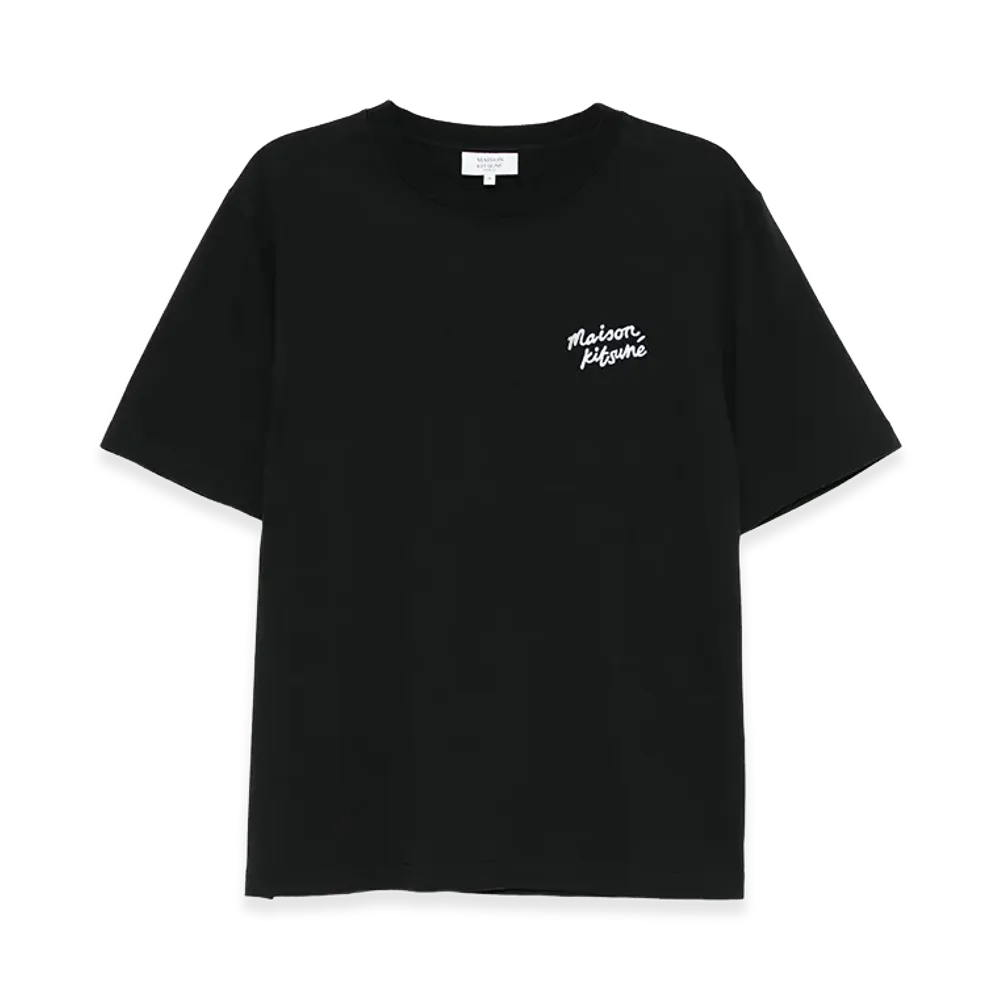 Maison Kitsune Handwriting Comfort Fit T-Shirt "Black"