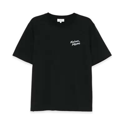 Maison Kitsune Handwriting Comfort Fit T-Shirt "Black"