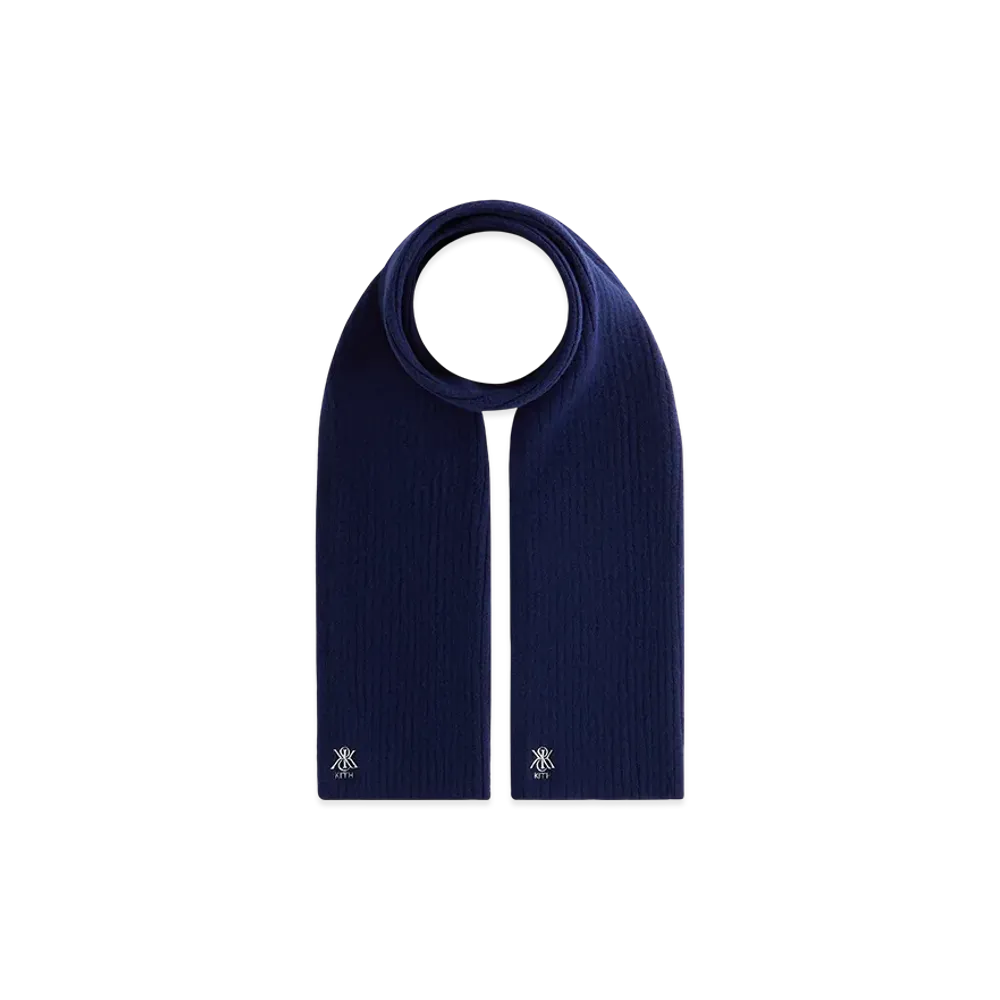 Kith Ribbed Knit Scarf "Nocturnal"