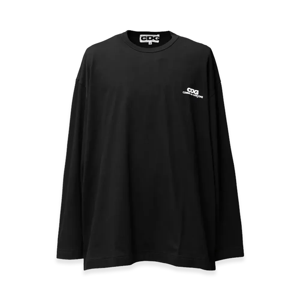 COMME des GARCONS CDG Oversized Long Sleeved T-Shirt "Black"