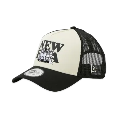 NEW ERA x Moomin Music 9Forty A-Frame Trucker "Chrome White/Black"
