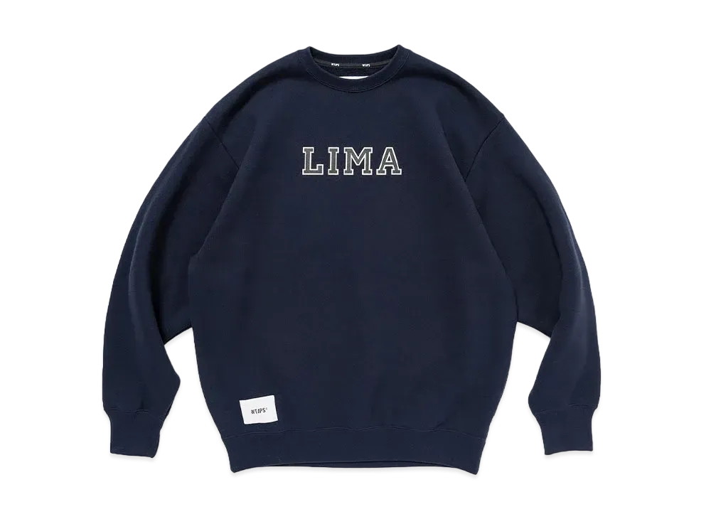 WTAPS Academy / Sweater / Cotton / LIMA "Navy"