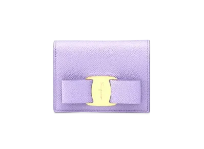 Salvatore Ferragamo Vara Bow Coin Purse "Purple"