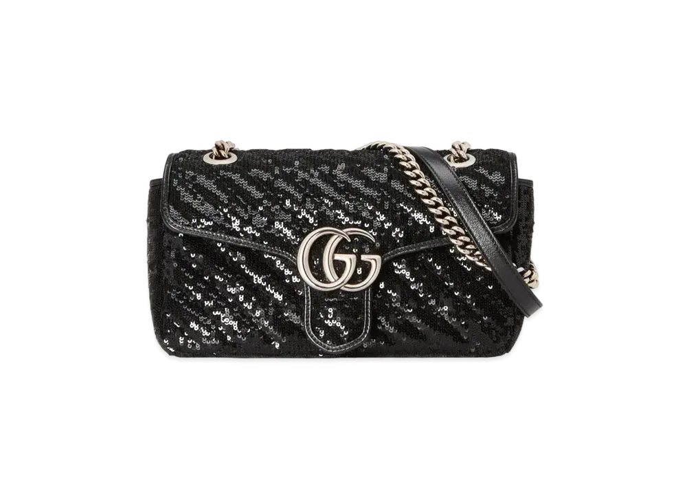 グッチ GGマーモント スモール スパンコール ショルダーバッグ
