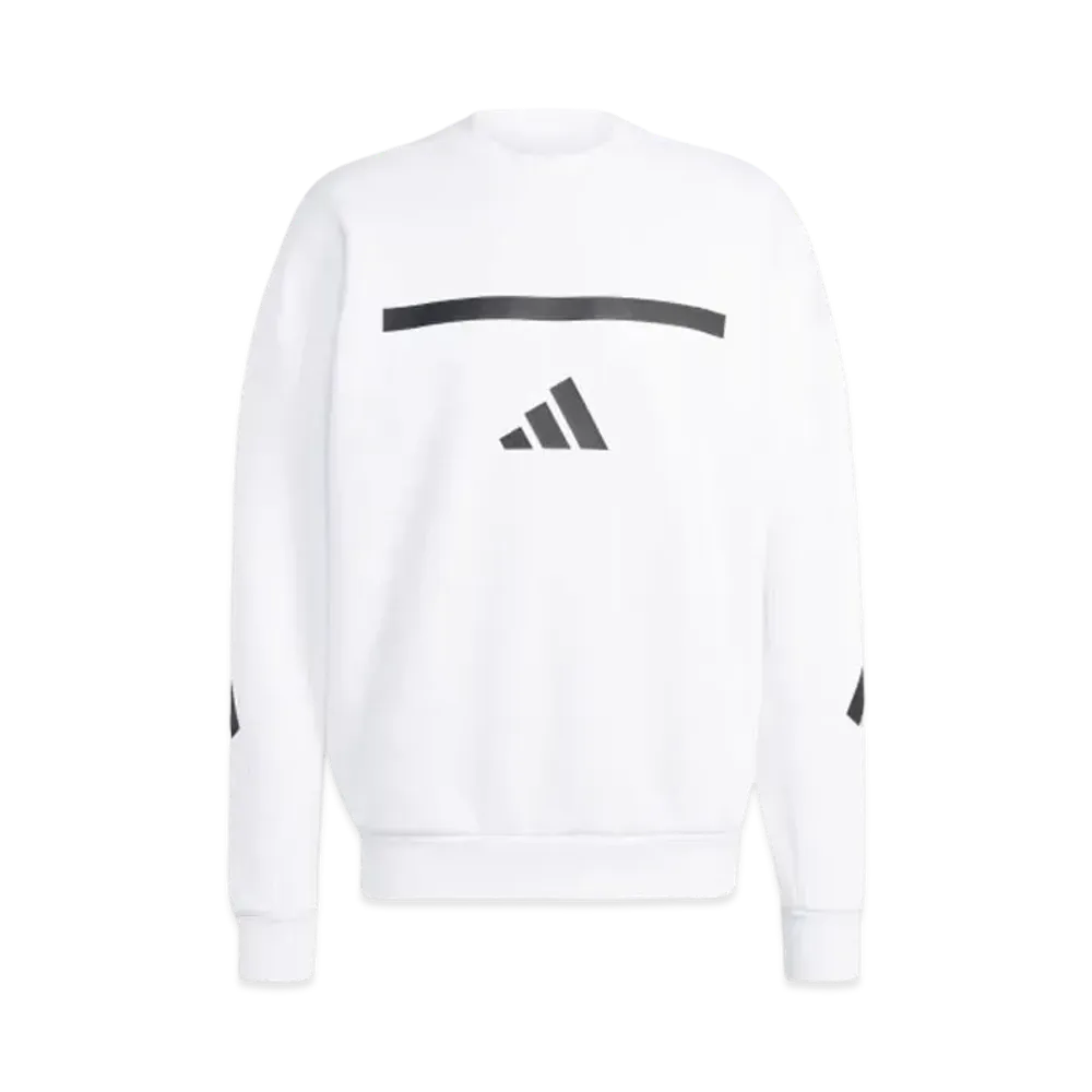 adidas Z.N.E. Crew Neck Top "White"