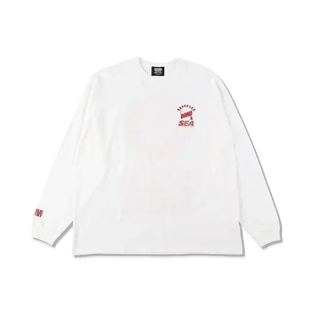WIND AND SEA x Public Enemy -Bklyn- L/S Tee "White"