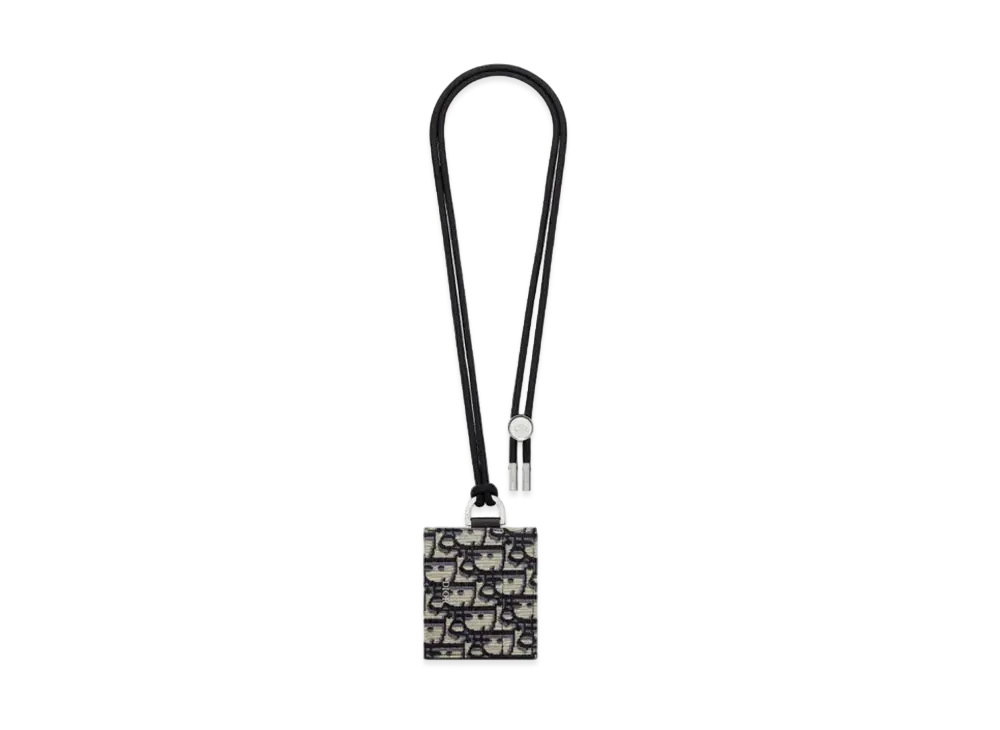 ディオール D-タッチ コインケース ディオール オブリーク ジャカード "ベージュ/ブラック" 2ESCP041YSE_H05E