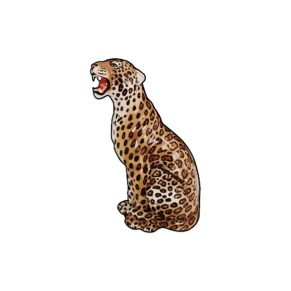 Supreme 34" Porcelain Jaguar "Orange"