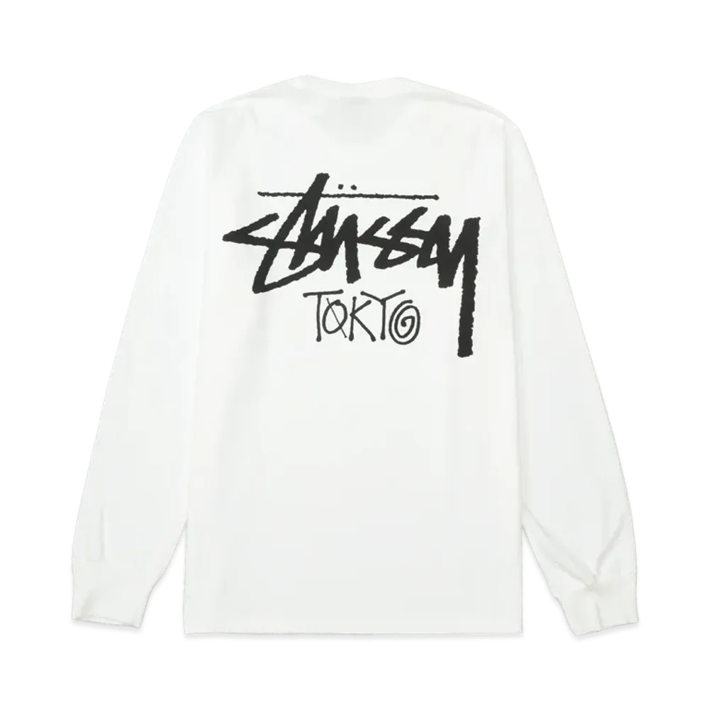 Stussy Tokyo Exclusive L/S Tee "White"