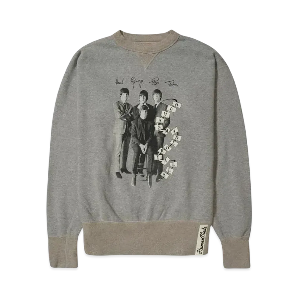 HUMAN MADE Beatles Sweatshirt "Gray"
