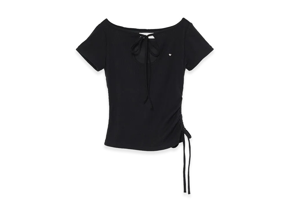 ANDMARY Women's Rill Ribbon Tops "Black"