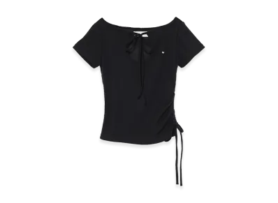 ANDMARY Women's Rill Ribbon Tops "Black"