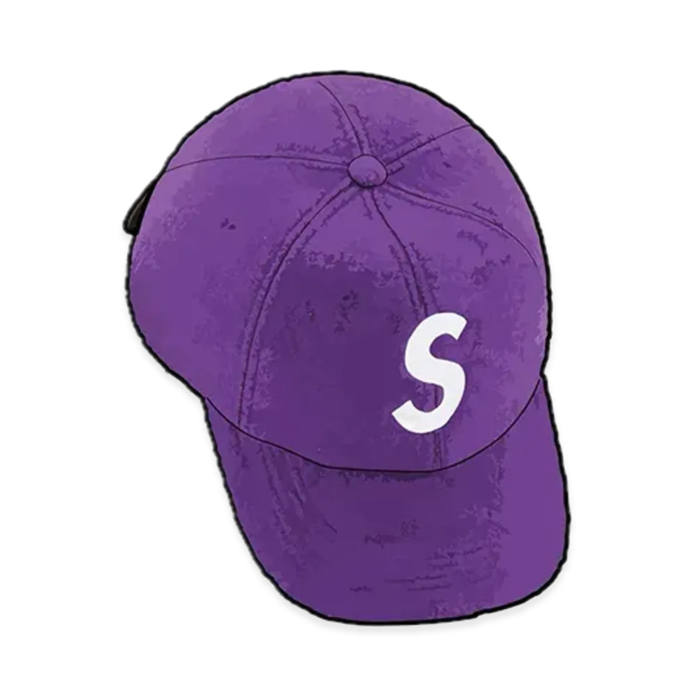 Supreme Boiled Wool S Logo 6-Panel "Purple"
