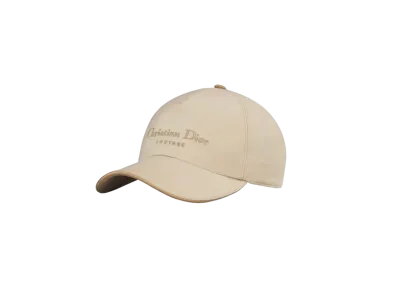 Dior Christian Dior Couture Baseball Cap Technical Cotton "Beige"