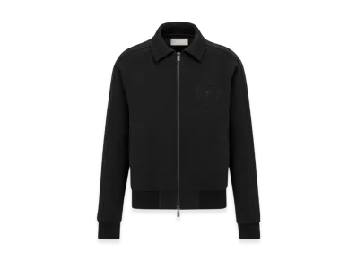 Dior Logo Embroidered Jacket "Black"
