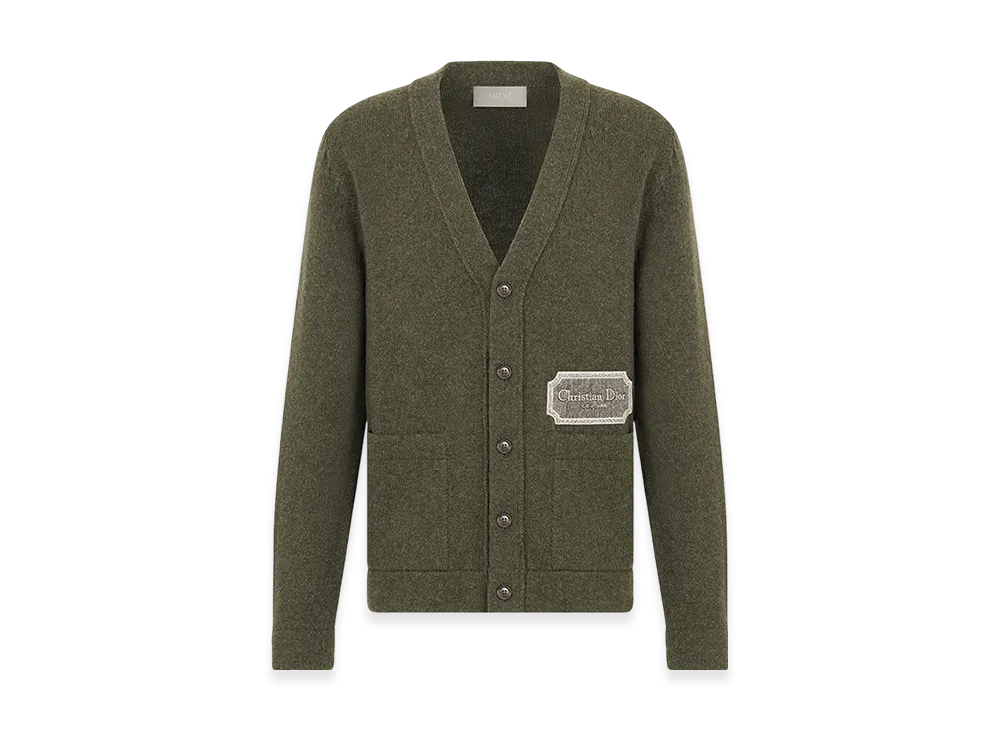 Dior Christian Dior Couture Cardigan Cashmere Jersey "Green"