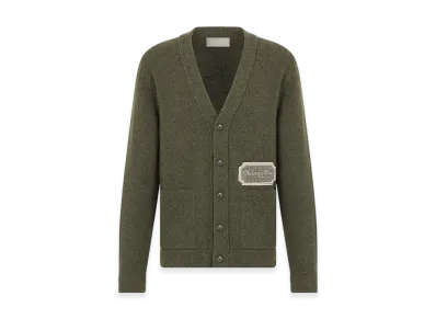 Dior Christian Dior Couture Cardigan Cashmere Jersey "Green"