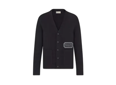 Dior Christian Dior Couture Cardigan Cashmere Jersey "Black"