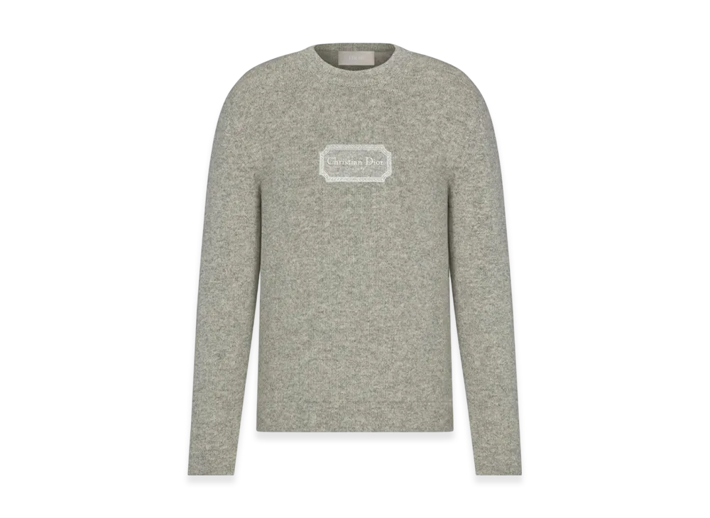 Dior Christian Dior Couture Sweater Cashmere Jersey "Grey"