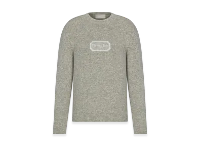 Dior Christian Dior Couture Sweater Cashmere Jersey "Grey"