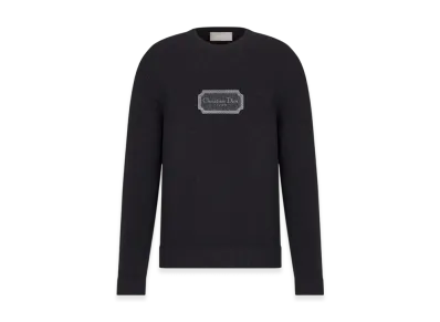 Dior Christian Dior Couture Sweater Cashmere Jersey "Black"