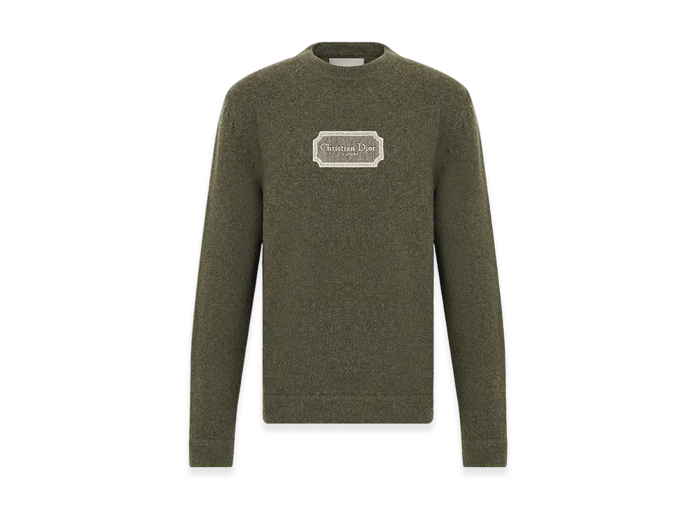 Dior Christian Dior Couture Sweater Cashmere Jersey "Green"