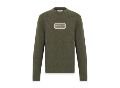 Dior Christian Dior Couture Sweater Cashmere Jersey "Green"