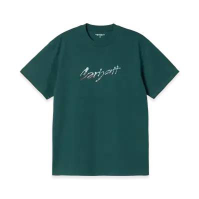 Carhartt WIP S/S Drip Script T-Shirt "Malachite"