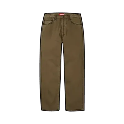 Supreme Regular Jean (26SS) "Olive"
