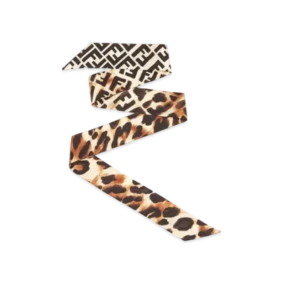FENDI Wrappy Silk Bandeau "Multicolor"