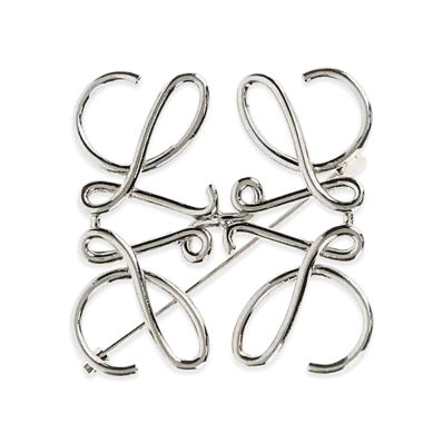 LOEWE Women's Silver Metal Pin "Silver"