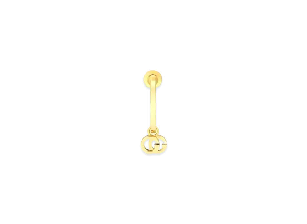 GUCCI GG Running 18K Single Earring