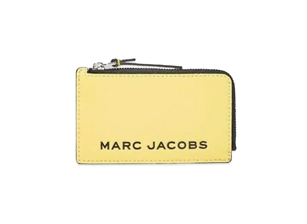 Marc Jacobs The Bold Colorblocked Small Top Zip Wallet "Limelight Multi"