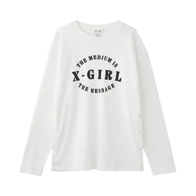 X-Girl Thermal L/S Top "White"