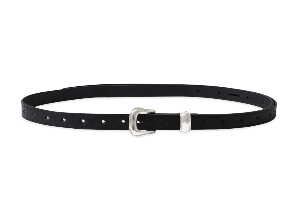 SUGARHILL Leather Long Belt "Black" 2441001001