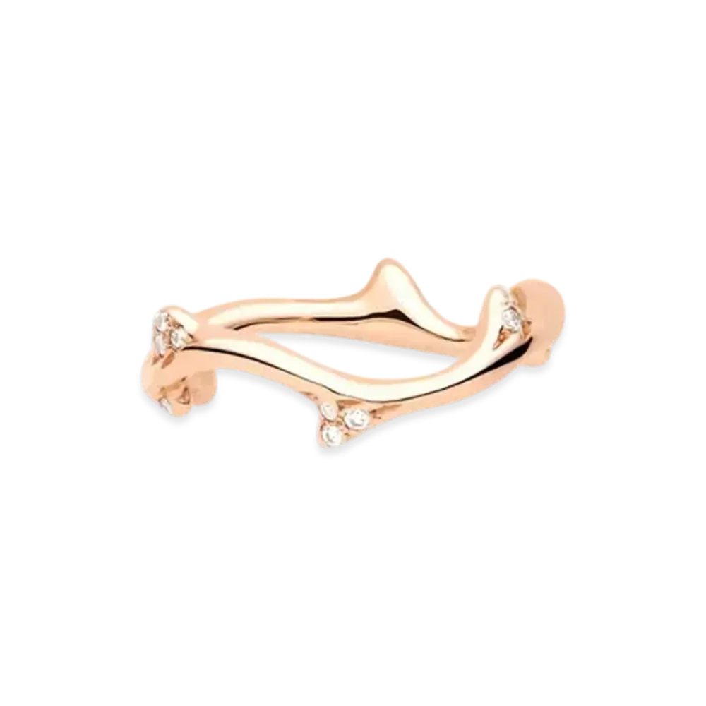 Dior Bois de Rose Earrings Ring "Pink Gold/Diamond"
