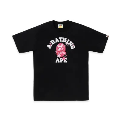 A BATHING APE Sakura College Tee "Black"
