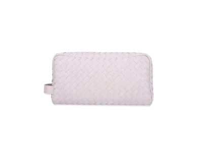 Bottega Veneta Leather Clutch Bag "Light Pink"