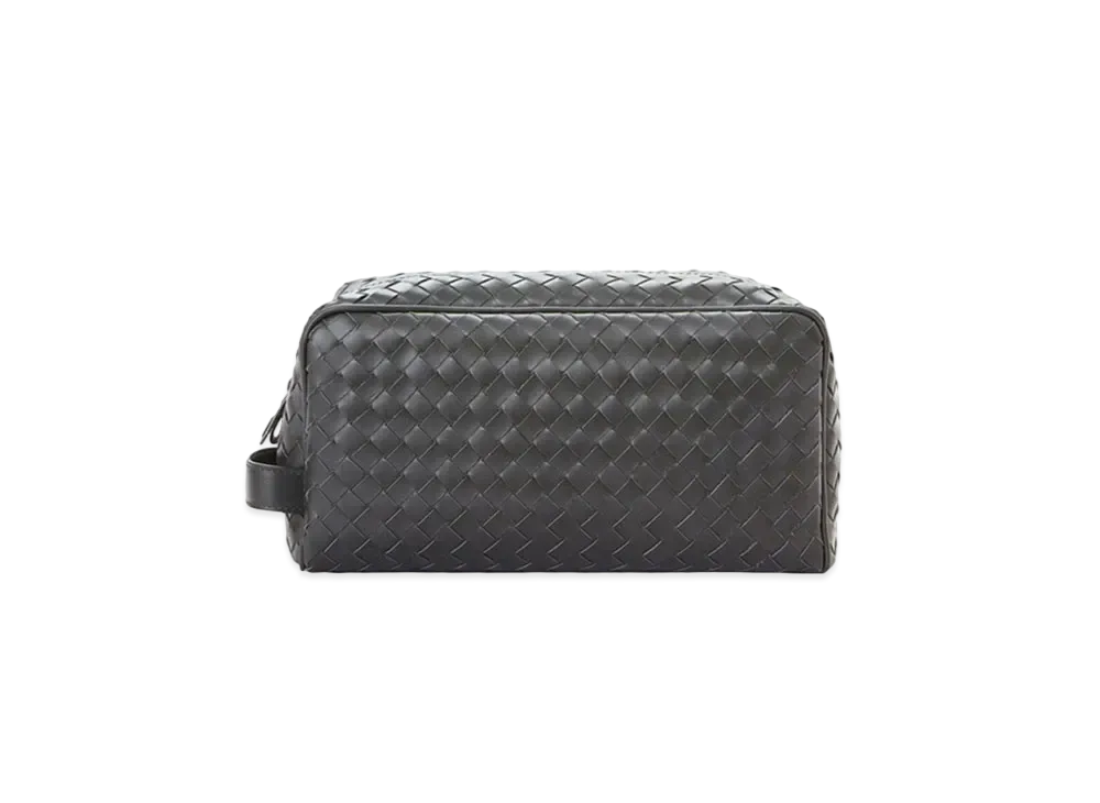 Bottega Veneta Leather Hand Bag "Grey/Black"