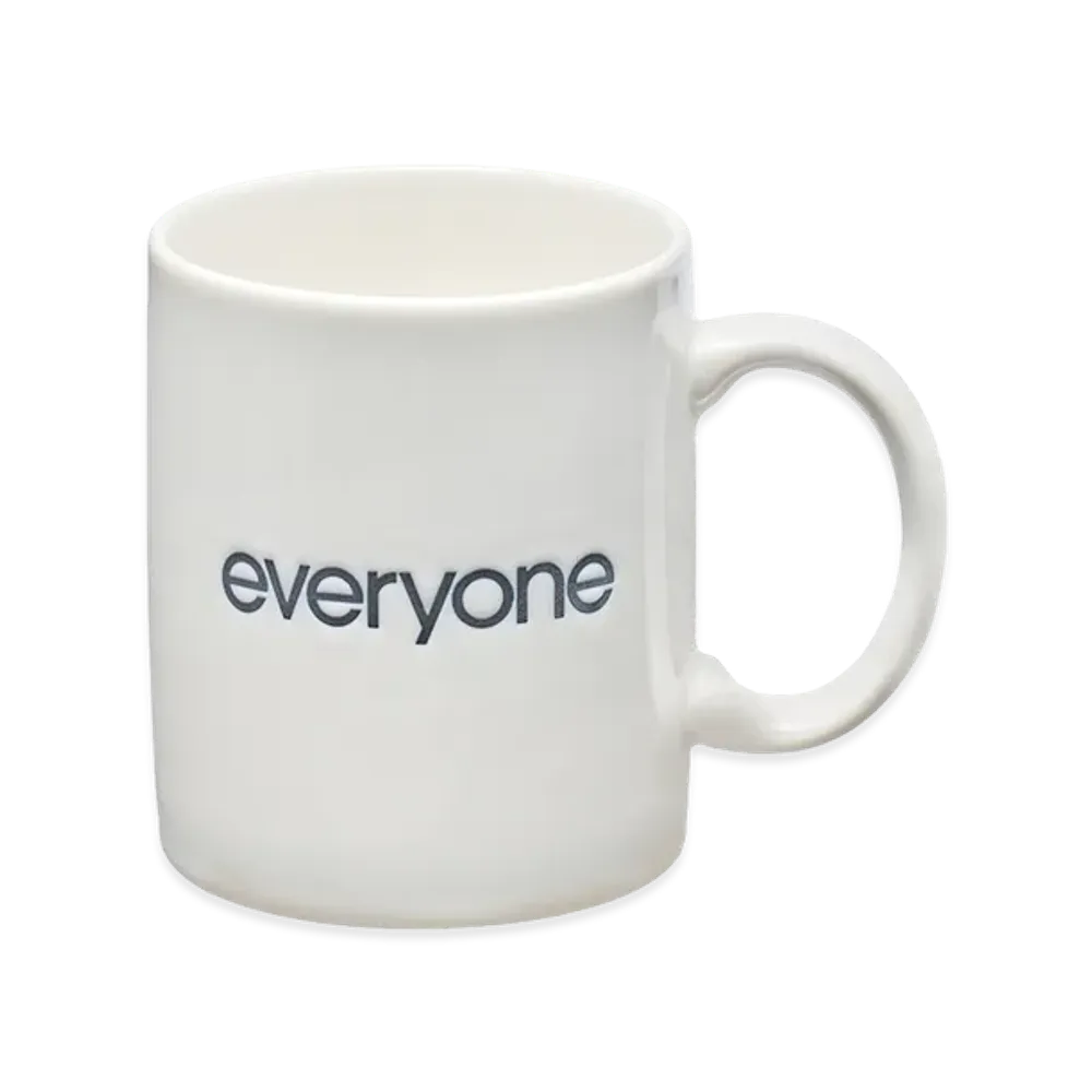 everyone Logo Mug "White"